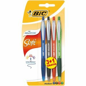 BiC Atlantis Premium Ball Pens (Pack of 3 , Plus 1 Free) - Turner